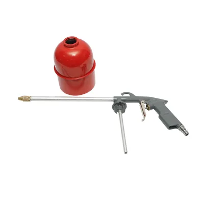 Pistola pneumatica insonorizzata per lavaggio, serbatoio da 950 ml, pressione 4-6 bar - immagine 2