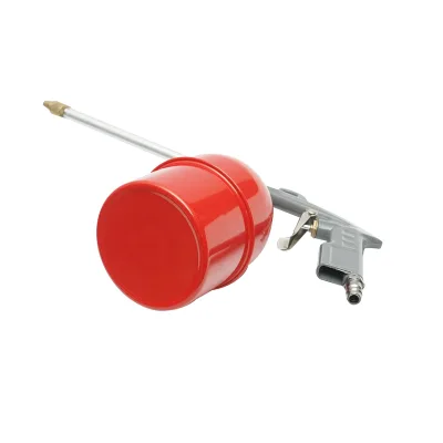 Pistola pneumatica insonorizzata per lavaggio, serbatoio da 950 ml, pressione 4-6 bar - immagine 3