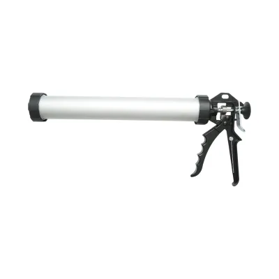 Pistola professionale in alluminio 6N per silicone tipo salame 600ml Penosil