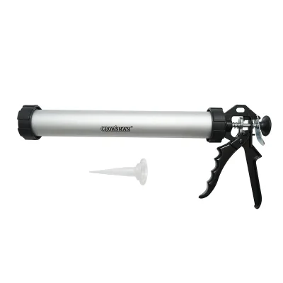 Pistola professionale in alluminio da 380 mm per silicone tipo salame Crownman