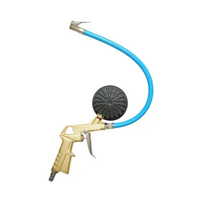 Pistola professionale per gonfiaggio pneumatici con tubo da 330 mm e manometro meccanico 0-16 bar Breckner Germany - immagine 2
