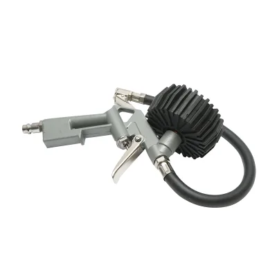 Pistola professionale per gonfiaggio pneumatici con tubo da 340 mm e manometro meccanico 0–16 bar - immagine 3