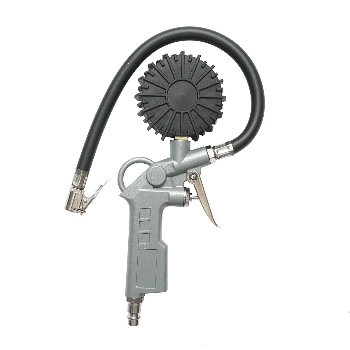 Pistola professionale per gonfiaggio pneumatici con tubo da 350 mm e manometro meccanico 0–16 bar - immagine 2