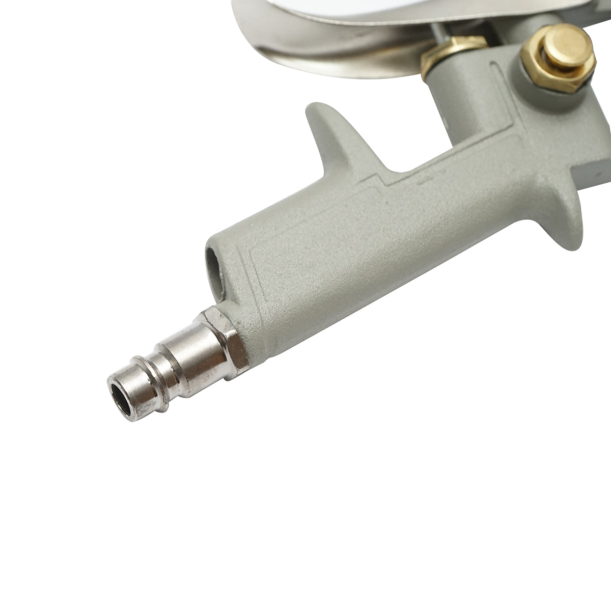 Pistola professionale per gonfiaggio pneumatici con tubo da 360 mm e manometro meccanico 0–15 bar - immagine 5