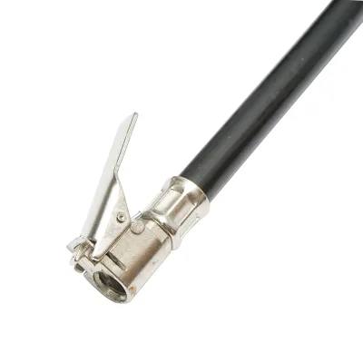 Pistola professionale per gonfiaggio pneumatici con tubo da 360 mm e manometro meccanico 0–15 bar - immagine 4