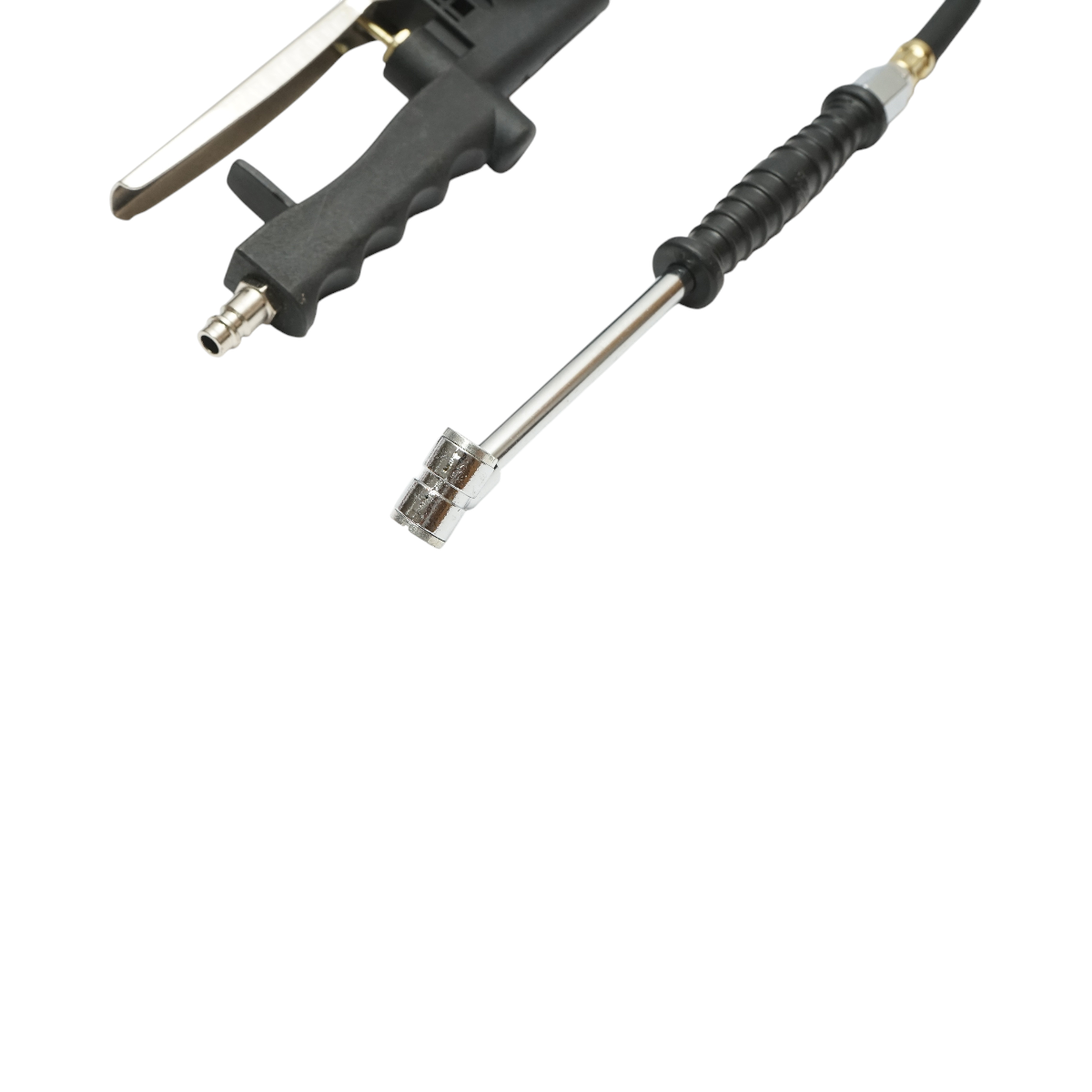 Pistola professionale per il gonfiaggio di pneumatici con tubo flessibile da 400 mm e manometro digitale da 0-18 bar. Breckner Germany - immagine 5
