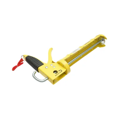 Pistola professionale per tubi in silicone da 225 mm, con taglierina integrata, asta ad ago e gancio Crownman. - immagine 3
