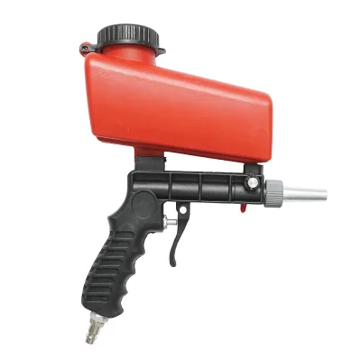 Pistola sabbiatrice con serbatoio da 600 ml, attacco rapido da 1/4 - immagine 2