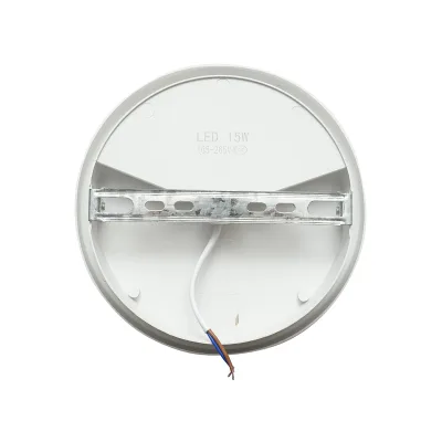 Plafoniera LED 15W, 220V 6500K, 165x58mm luce fredda illuminazione interno/esterno - immagine 4