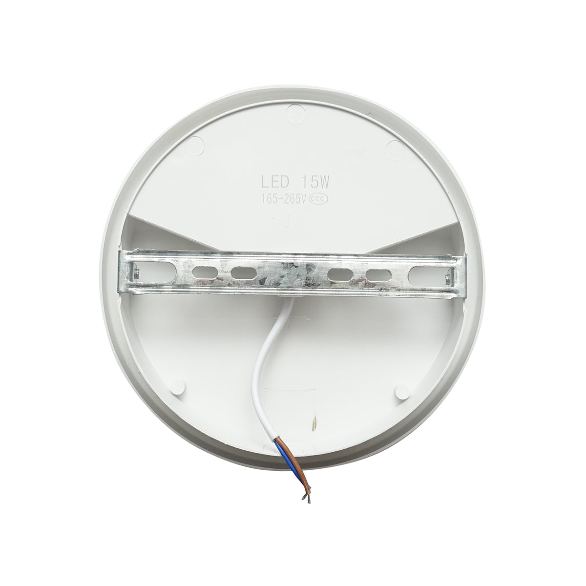 Plafoniera LED 15W, 220V 6500K, 165x58mm luce fredda illuminazione interno/esterno - immagine 4