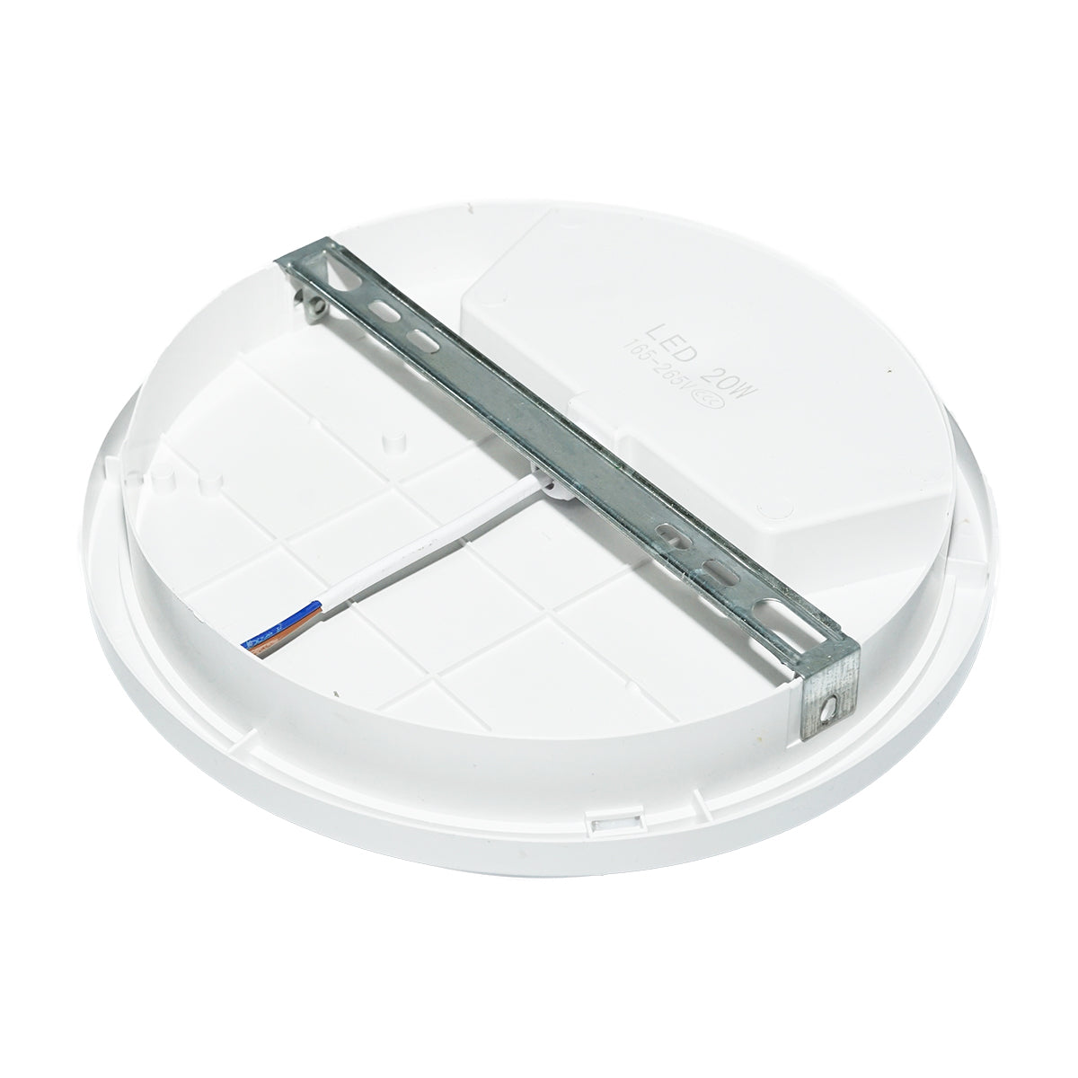 Plafoniera LED 20W, 220V 6500K, 218x70mm luce fredda illuminazione interno/esterno - immagine 2