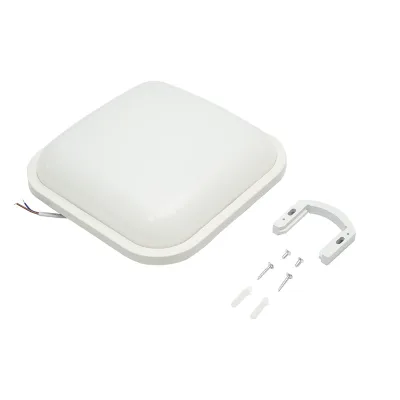 Plafoniera LED 20W, 220V 6500K, 220x220x65mm luce fredda illuminazione interno/esterno - immagine 2