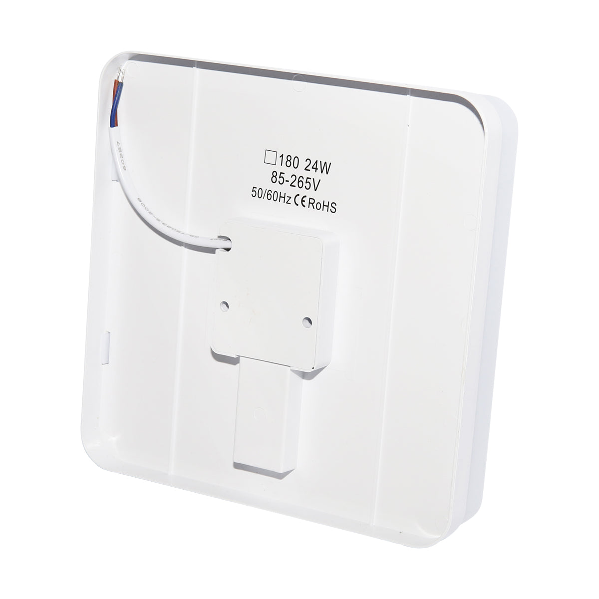 Plafoniera LED 24W, 220V, IP20, 180 mm, apparecchio quadrato resistente all'umidità per interni/esterni - immagine 3