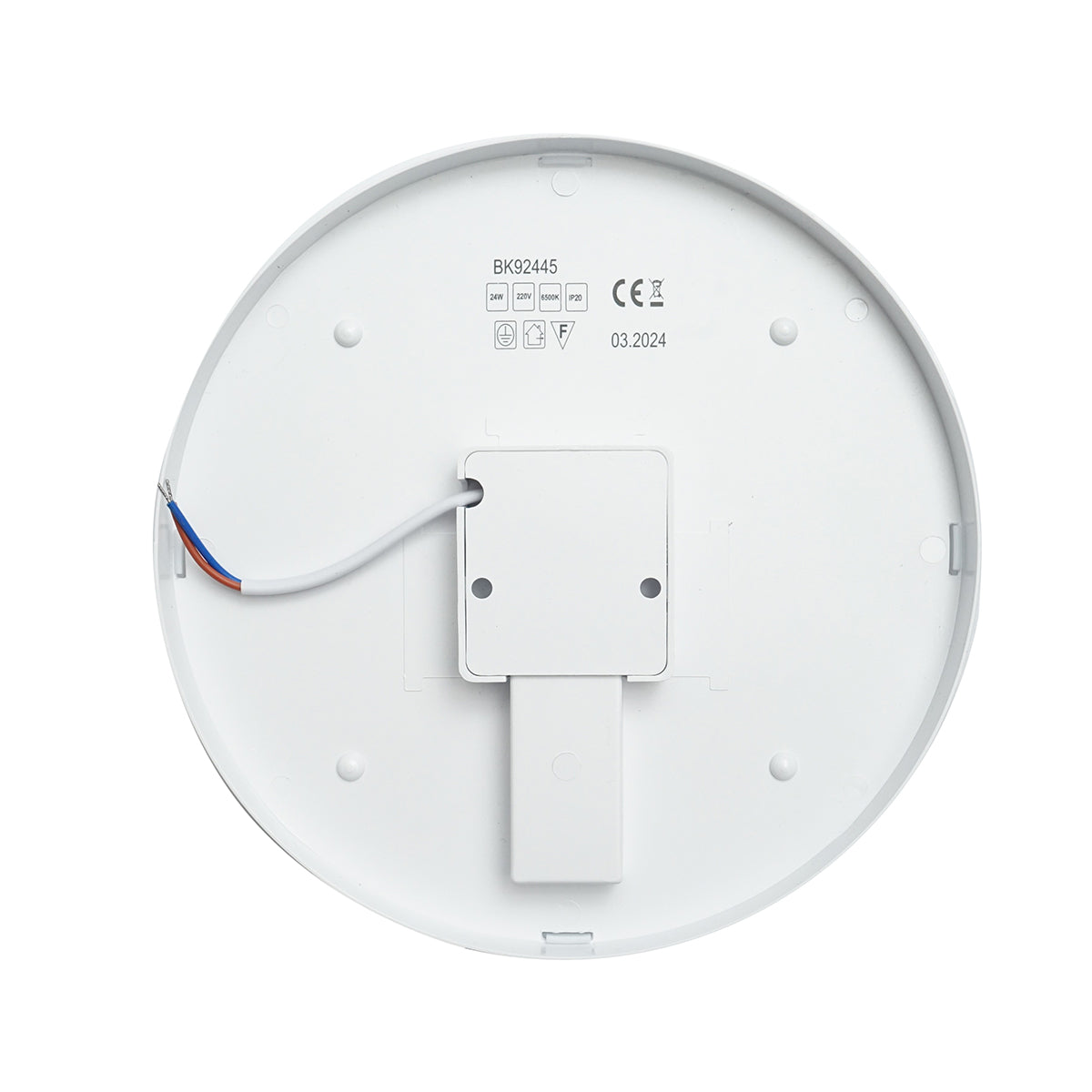 Plafoniera LED 24W, 220V, IP20, 180 mm, lampada rotonda resistente all'umidità per interni/esterni - immagine 3