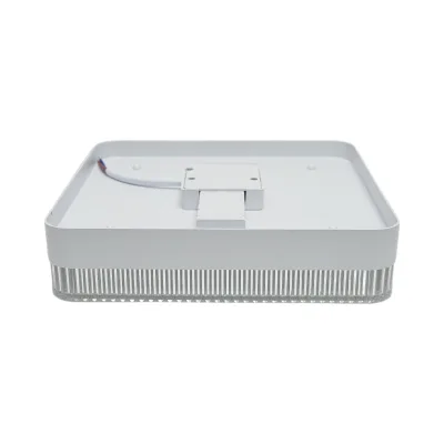 Plafoniera LED 24W, 220V, luce regolabile 3CCT 3000K/4000K/6500K, corpo quadrato 180x180x40mm, IP20 - immagine 3