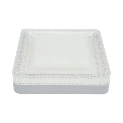 Plafoniera LED 24W, 220V, luce regolabile 3CCT 3000K/4000K/6500K, corpo quadrato 180x180x40mm, IP20 - immagine 2