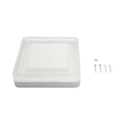Plafoniera LED 24W, 220V, luce regolabile 3CCT 3000K/4000K/6500K, corpo quadrato 180x180x40mm, IP20 - immagine 5