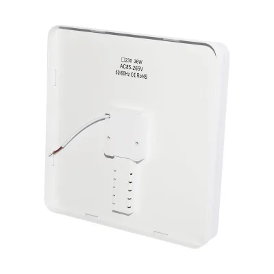 Plafoniera LED 36W, 220V, IP20, 230 mm, apparecchio quadrato resistente all'umidità per interni/esterni - immagine 3