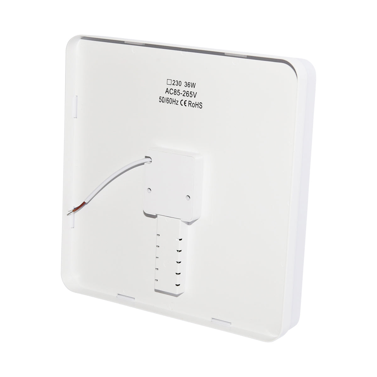 Plafoniera LED 36W, 220V, IP20, 230 mm, apparecchio quadrato resistente all'umidità per interni/esterni - immagine 3