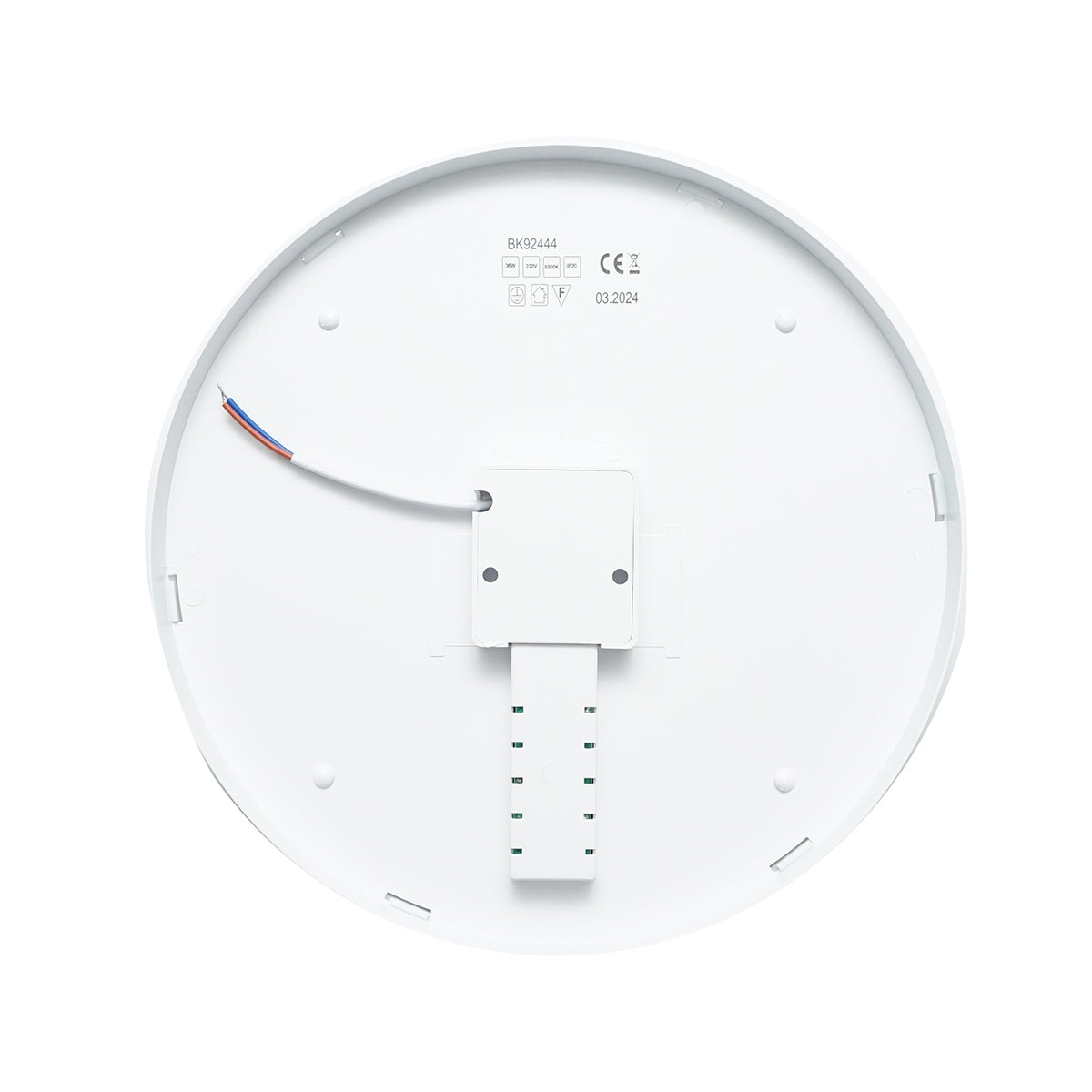 Plafoniera LED 36W, 220V, IP20, 230 mm, apparecchio rotondo resistente all'umidità per interni/esterni - immagine 4