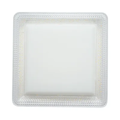 Plafoniera LED 36W, 220V, luce regolabile 3CCT 3000K/4000K/6500K, corpo quadrato 230x230x40mm, IP20 - immagine 2