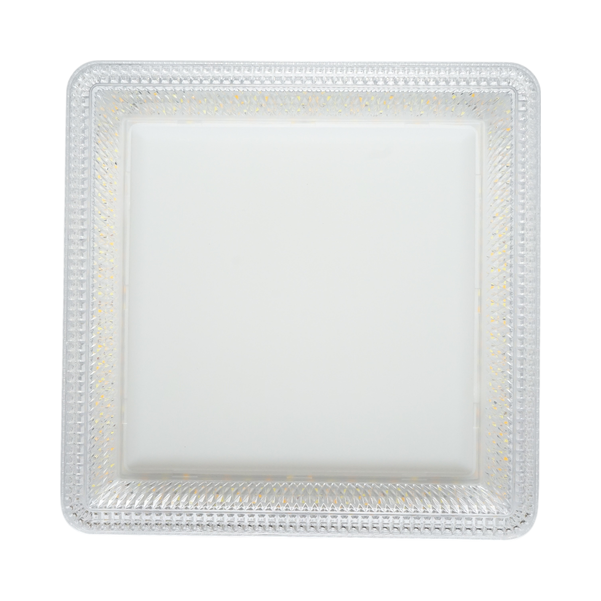 Plafoniera LED 36W, 220V, luce regolabile 3CCT 3000K/4000K/6500K, corpo quadrato 230x230x40mm, IP20 - immagine 2