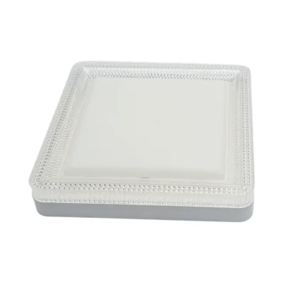 Plafoniera LED 36W, 220V, luce regolabile 3CCT 3000K/4000K/6500K, corpo quadrato 230x230x40mm, IP20 - immagine 3