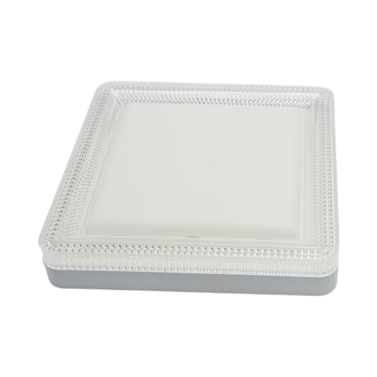 Plafoniera LED 36W, 220V, luce regolabile 3CCT 3000K/4000K/6500K, corpo quadrato 230x230x40mm, IP20 - immagine 3