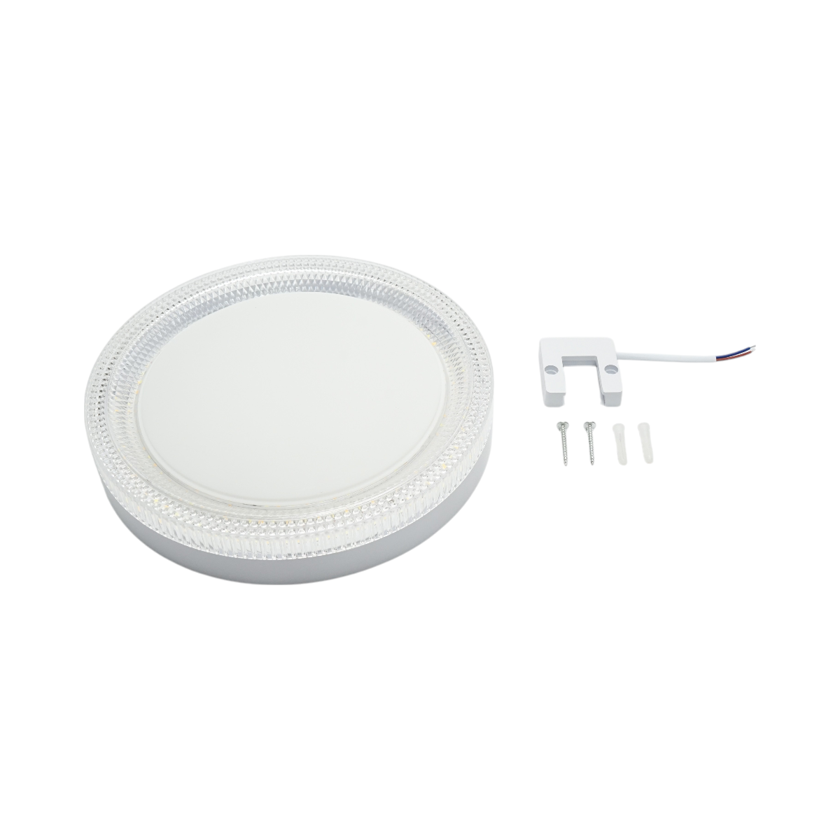 Plafoniera LED 36W, 220V, luce regolabile 3CCT 3000K/4000K/6500K, corpo rotondo 230x40mm, IP20 - immagine 5