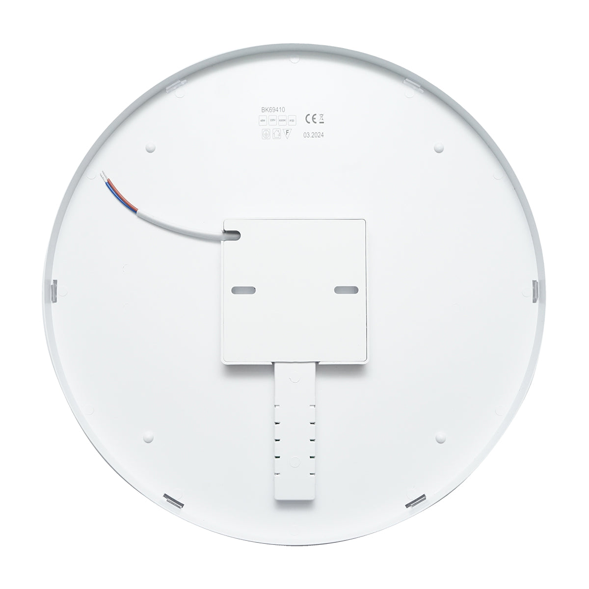 Plafoniera LED 48W, 220V, IP20, 6500K, 300mm luce fredda illuminazione per interni/esterni - immagine 2