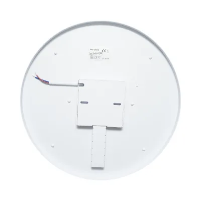 Plafoniera LED 48W, 220V, luce regolabile 3CCT 3000K/4000K/6500K, corpo rotondo 300x40mm, IP20. - immagine 4