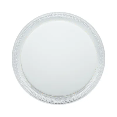 Plafoniera LED 48W, 220V, luce regolabile 3CCT 3000K/4000K/6500K, corpo rotondo 300x40mm, IP20. - immagine 2