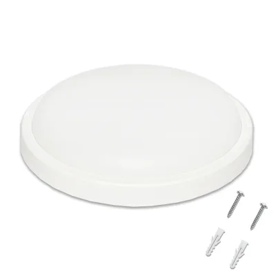 Plafoniera LED con sensore 24W, 220V, IP65, diametro 260mm (lampada resistente all'umidità)