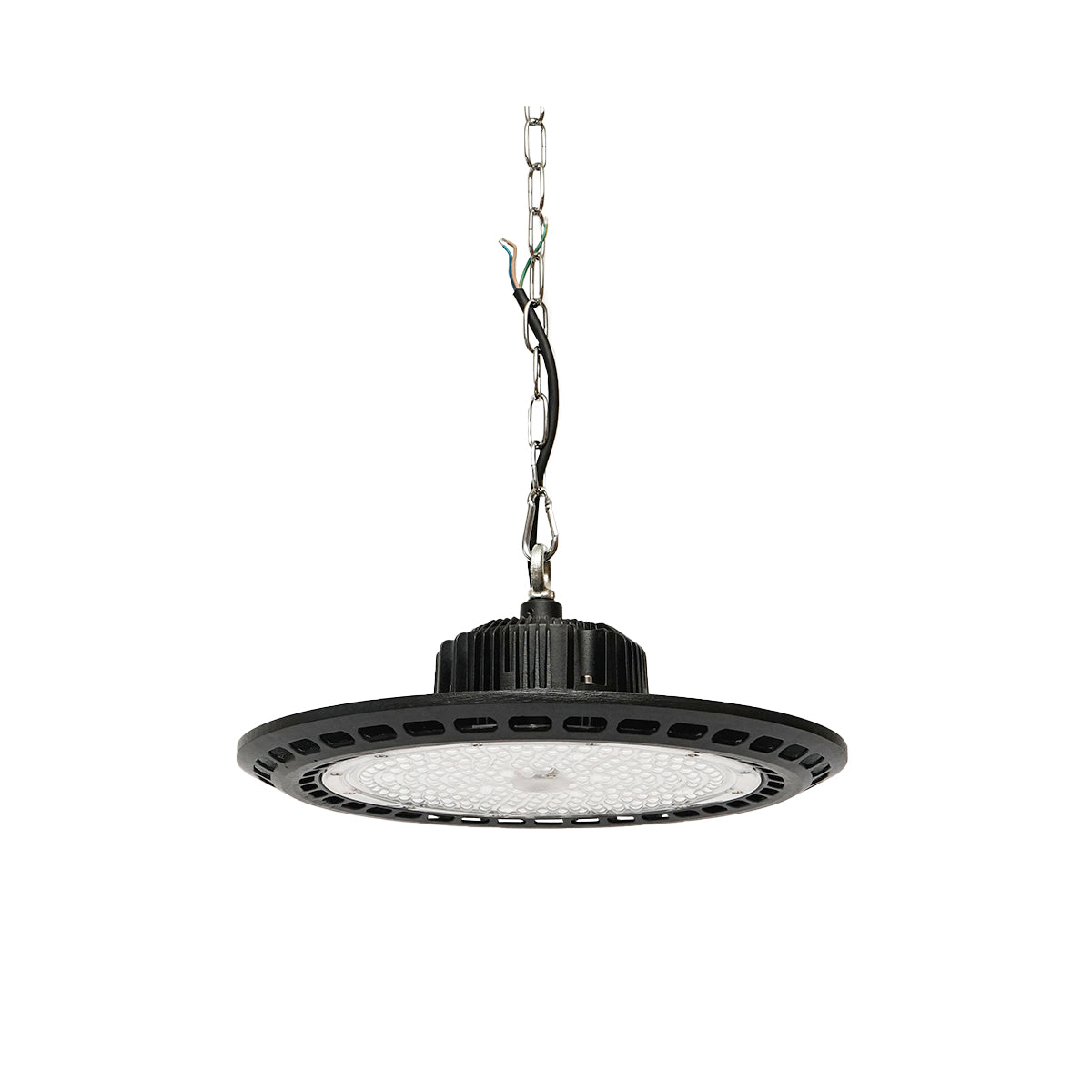 Plafoniera LED per capannone/magazzino 150W UFO temperatura colore 6500K protezione IP 65 220V - immagine 3