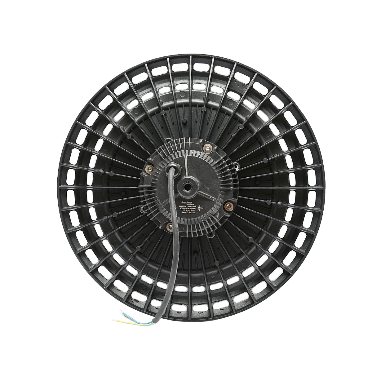 Plafoniera LED per capannone/magazzino 150W UFO temperatura colore 6500K protezione IP 65 220V - immagine 4