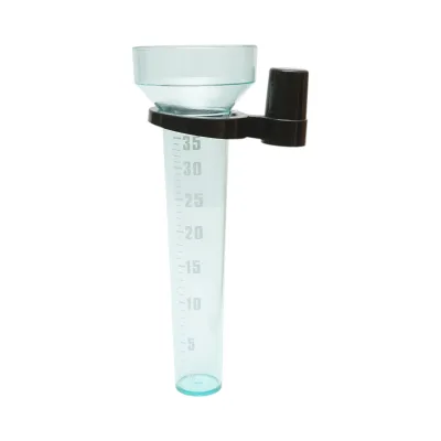 Pluviometro graduato 1–35 mm con supporto di fissaggio per la misurazione delle precipitazioni 1–35 l/m²