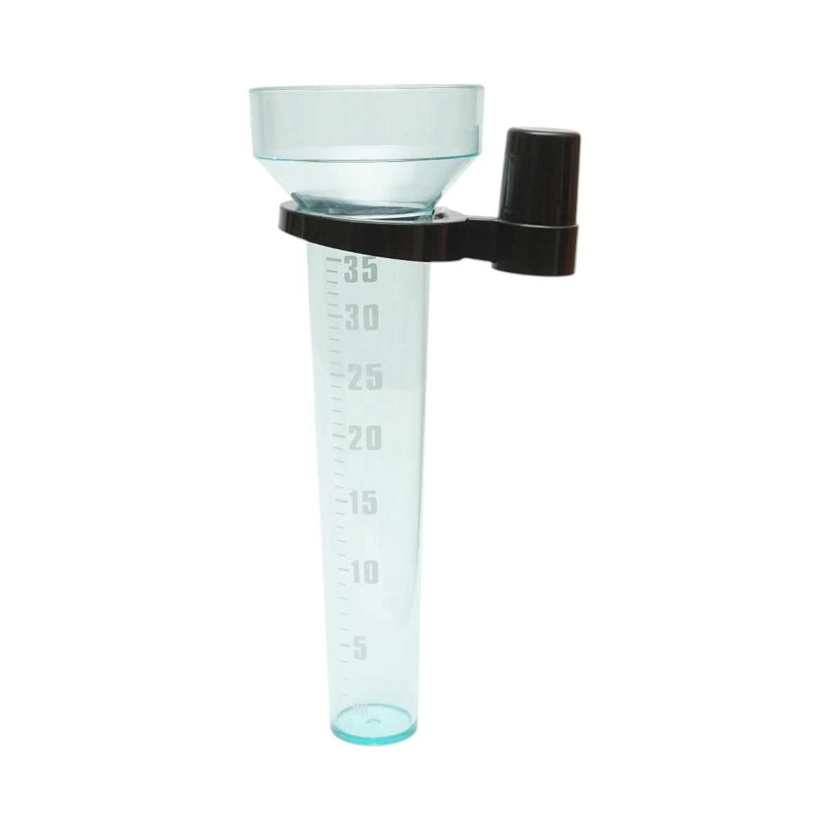 Pluviometro graduato 1–35 mm con supporto di fissaggio per la misurazione delle precipitazioni 1–35 l/m²