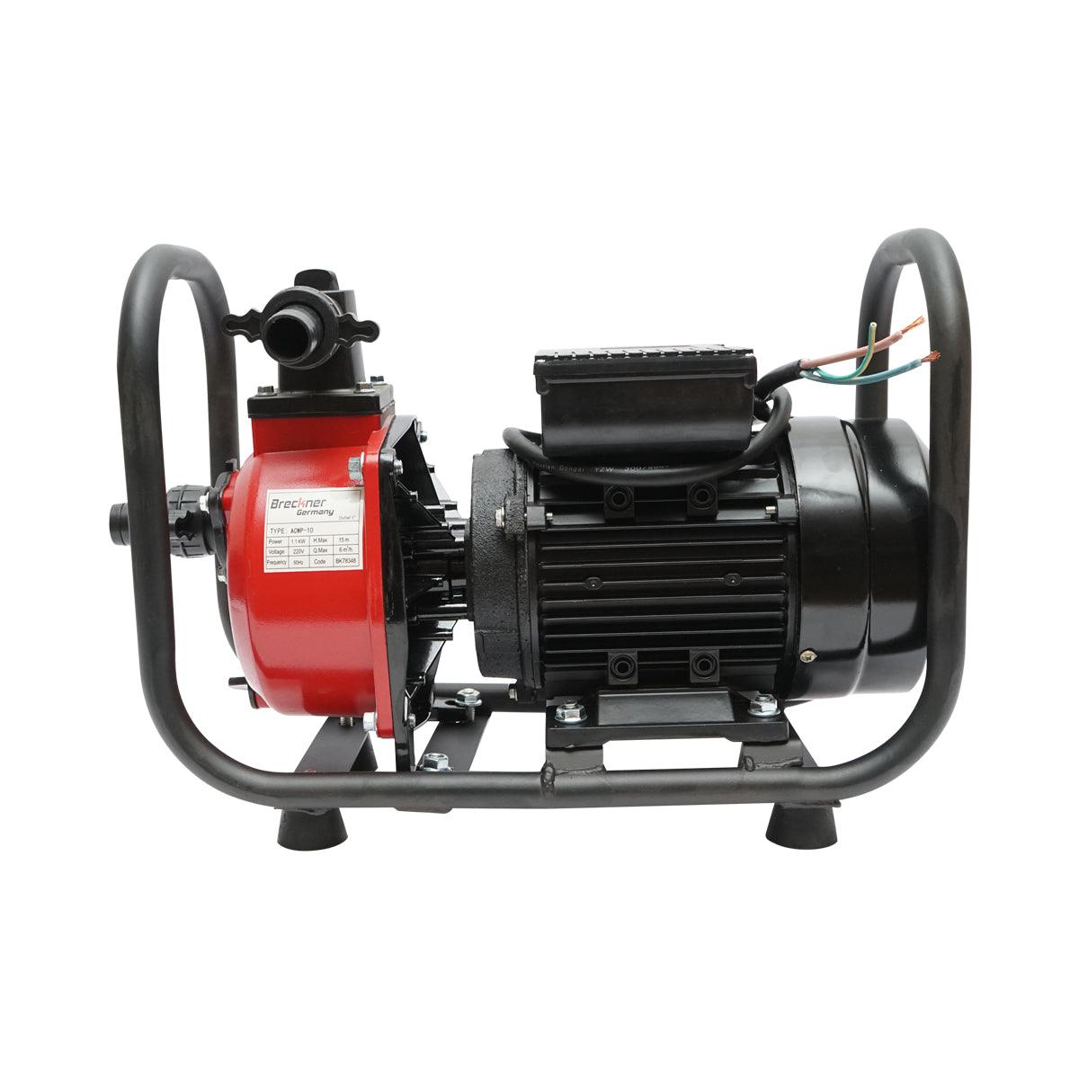 Pompa Acqua Autoadescante Elettropompa Periferica, 1,1 kW, 6 m³/h, 15 m Altezza Massima, 220 V, Ingresso/Uscita 1" (25 mm)