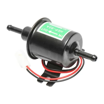 Pompa Carburante elettrica universale HEP per diesel/benzina, con filtro incorporato, 12V/02A - immagine 3