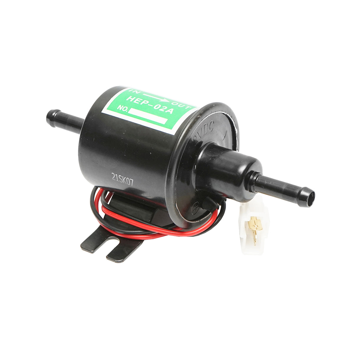 Pompa Carburante elettrica universale HEP per diesel/benzina, con filtro incorporato, 12V/02A - immagine 2
