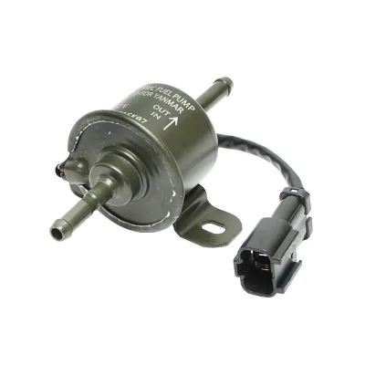 Pompa carburante elettrica universale, 12V, L=130mm, fi 8mm per diesel/benzina OEM YK-3104 - immagine 2