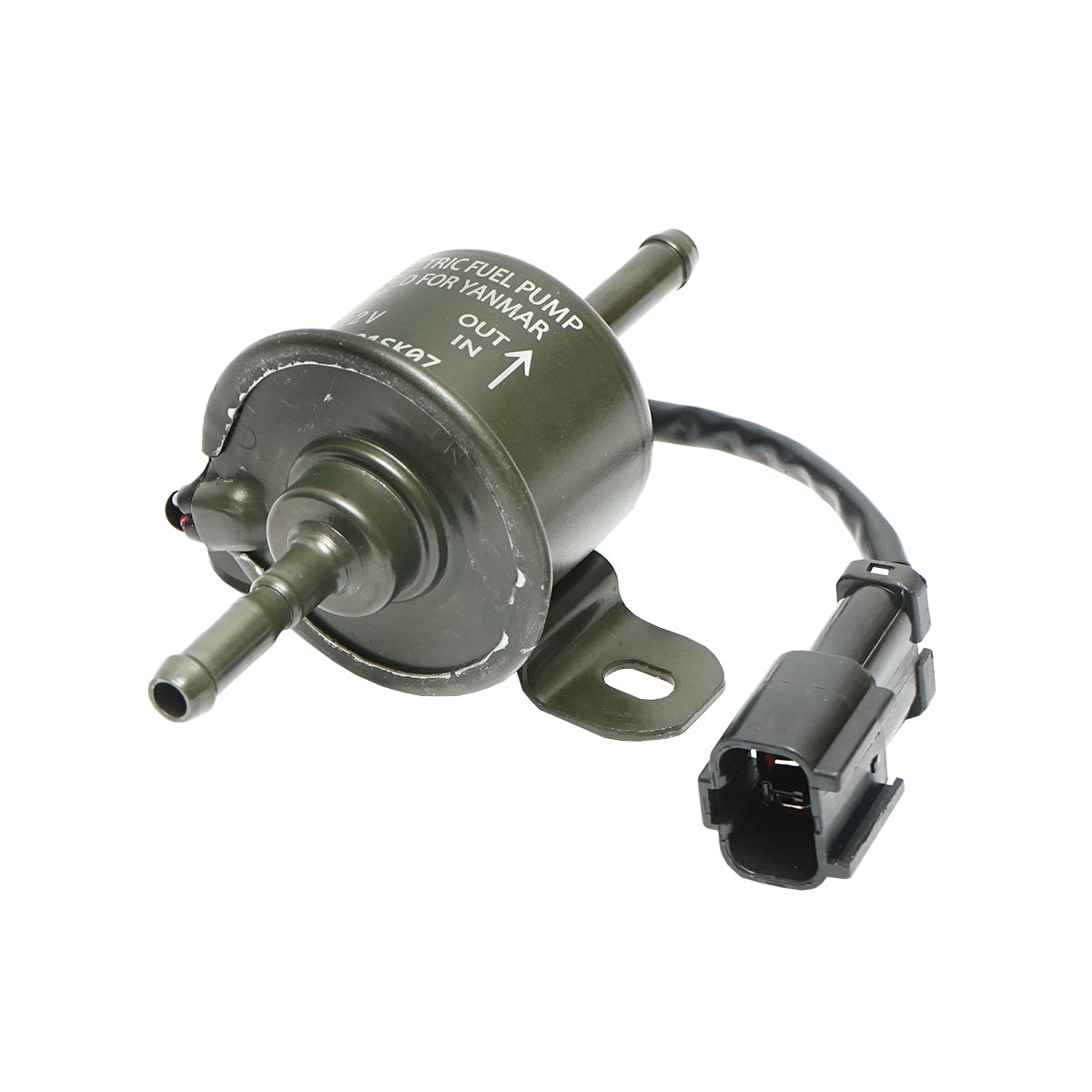 Pompa carburante elettrica universale, 12V, L=130mm, fi 8mm per diesel/benzina OEM YK-3104 - immagine 2