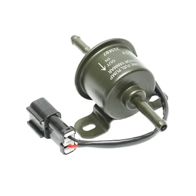 Pompa carburante elettrica universale, 12V, L=130mm, fi 8mm per diesel/benzina OEM YK-3104 - immagine 3