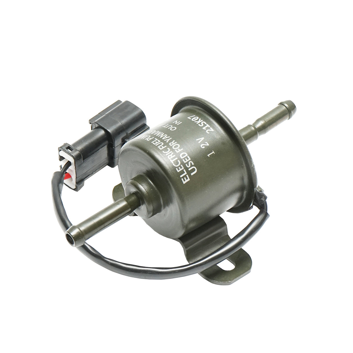 Pompa carburante elettrica universale, 12V, L=130mm, fi 8mm per diesel/benzina OEM YK-3104 - immagine 4
