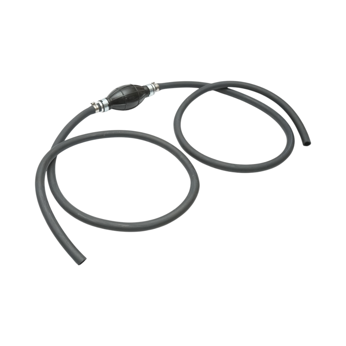 Pompa di adescamento manuale diritta con tubo nero e valvola unidirezionale – Ø 10 mm - immagine 2