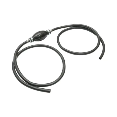 Pompa di adescamento manuale diritta con tubo nero e valvola unidirezionale – Ø 8 mm - immagine 2