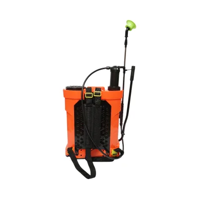 Pompa di spruzzatura, vermorel 2 in 1 manuale ed elettrica con serbatoio da 16L, batteria 12V/8Ah, 4 ugelli, portata 3.1 l/min THOR - immagine 4