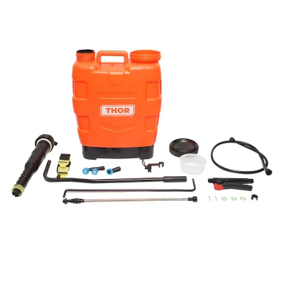 Pompa di spruzzatura, vermorel manuale con serbatoio da 20L, 2 ugelli intercambiabili THOR. - immagine 2