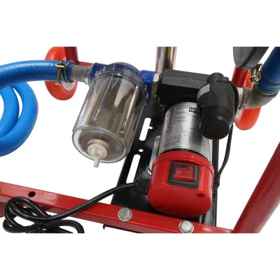 Pompa di trasferimento carburante 12V, 300W con filtro e tubo, portatile, pompa carburante 12V Breckner Germany - immagine 3