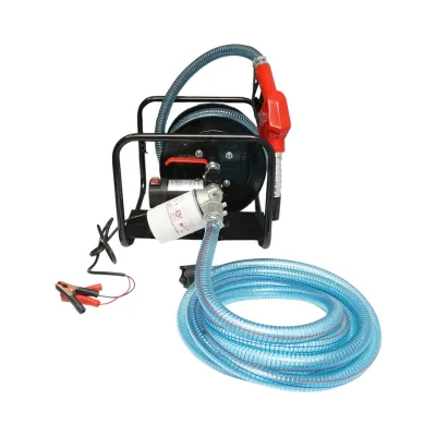 Pompa di trasferimento carburante mobile 12V, portata 40 L/min con tubo flessibile e filtro Breckner Germany - immagine 3